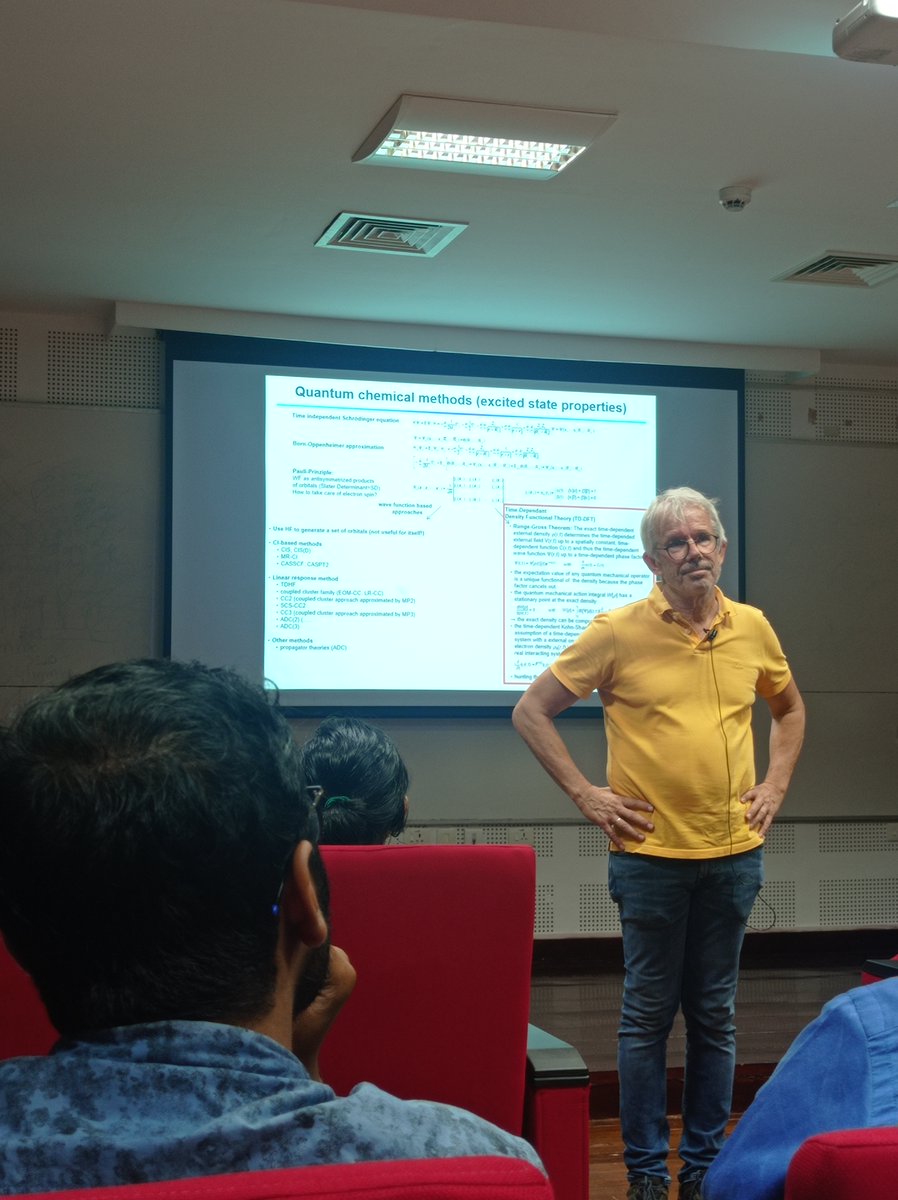 Hariharan Group (@grouphariharan) on Twitter photo Snapshots from the tutorial talk on Computational Chemistry by Prof. Bernd Engels <a href="/Uni_WUE/">Universität Würzburg #UniWürzburg</a> titled ‘A Brief History of Nearly Everything (in Computational Chemistry)’ <a href="/tvmiiser/">IISER Thiruvananthapuram</a> Snapshots from the tutorial talk on Computational Chemistry by Prof. Bernd Engels <a href="/Uni_WUE/">Universität Würzburg #UniWürzburg</a> titled ‘A Brief History of Nearly Everything (in Computational Chemistry)’ <a href="/tvmiiser/">IISER Thiruvananthapuram</a>