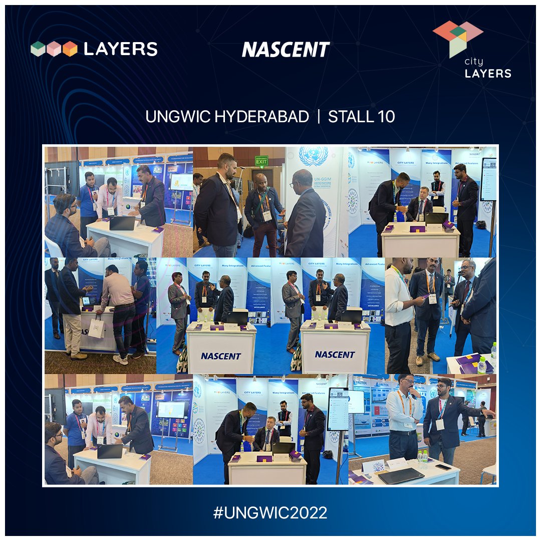 nascentinfo's tweet photo. Nascent Info team shared the unique features #GIS platform "City Layers" to the international gis community at #UNGWIC2022.
 
The use of FOSS technology, modules for departments &amp; citizens and its integration capabilities were well received by all.

#UNWGIC #SmartCity #Geospatial https://t.co/Uz52YibFTq