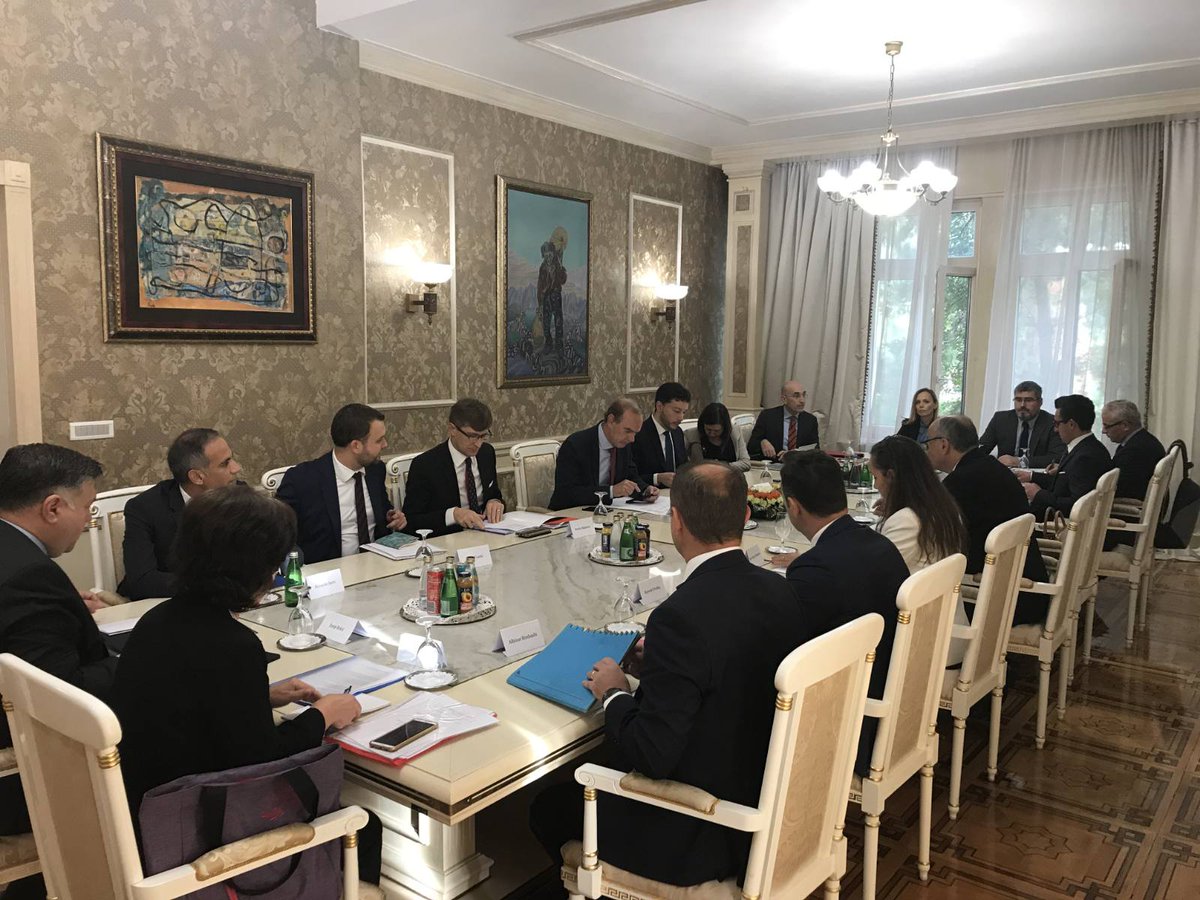 MFA_MNE's tweet photo. Montenegro is hosting 8th #EUWB Political Directors Meeting⤵️
Enlargement process essential for #WB region 🤝
#EU sees #MNE and other #WB countries as a strong and powerful partner, fruitful dialogue has to be continued👏
@EUAmbME
@enriquemora_ https://t.co/OqZ12sxrc4