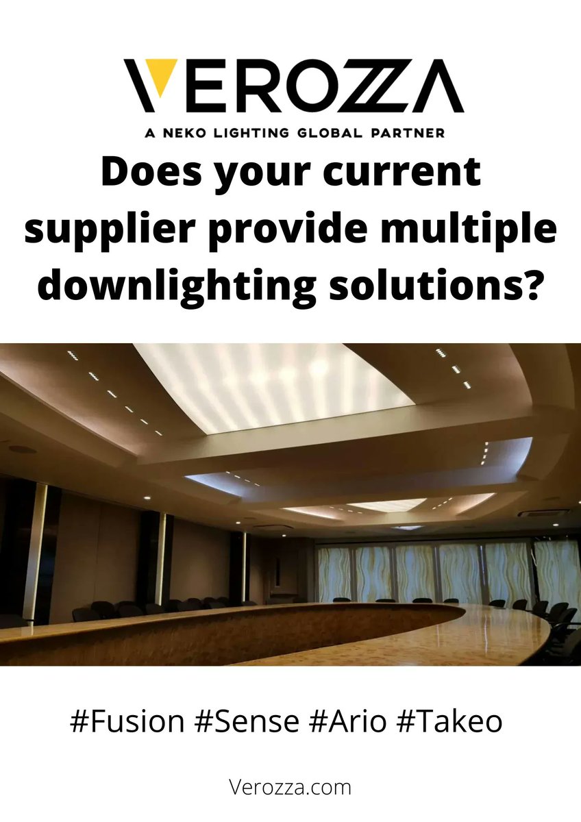 VerozzaLighting's tweet photo. #Verozza provides you with multiple choices for your lighting design solutions! Check us out: https://t.co/NwQ3GHFCGz
#lighting #lightingdesign #downlighting https://t.co/mtQZZpzuJz