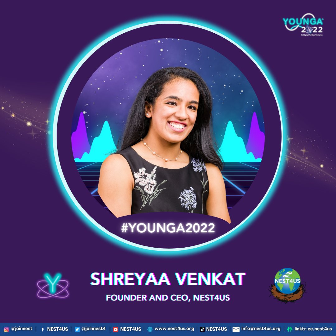 #Excited to #share that our #CEO #ShreyaaVenkat is a #YOUNGA2022 #Youth #Delegate! Can't wait to watch her co-create #solutions for a more #inclusive #sustainable #world at the largest #global #festival for #impact! 🌎 #Thanks <a href="/BridgingTheGapX/">BridgingTheGap Ventures</a> &amp; <a href="/rarebeauty/">Rare Beauty</a> for the #opportunity!