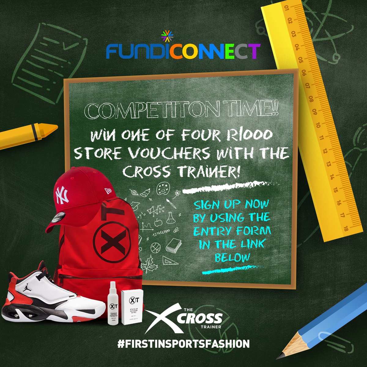 fundi_connect's tweet image. #CompetitionTime!! 🤩🤩 Enter NOW &amp;amp; stand a chance to WIN 1 of 4 The Cross Trainer vouchers worth R1 000!!  @xtrainersa 

How to enter👇

💃 Follow the link: bit.ly/3MAuh5p
#⃣ RT with #FundiConnect &amp;amp; #FirstInSportsFashion
💰 Tell us what you'd buy if you won

T&amp;amp;Cs apply