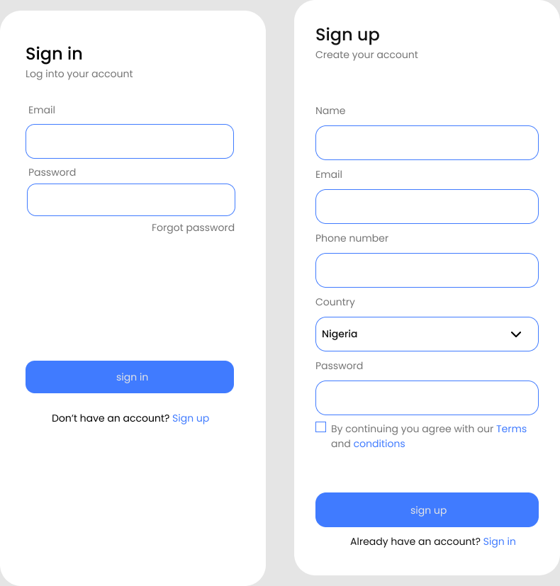 How it all started,
Single screens UI designs...
April 2022.

@pinkxelsdesignbootcamp
@futureacademyafrica

#kitandavid
#uiuxkenny
#uiuxlaw
#promiseadesemoye