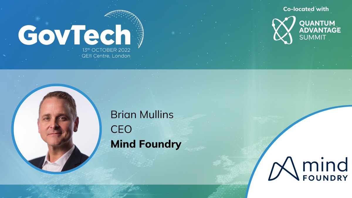 DigiGovExpo's tweet image. Failure Is Not An Option... hear from Brian Mullins, CEO @MindFoundry on #AI in High-Stakes Applications in the Shelley Room on, Level 4!!

#GovTech22 #AI
