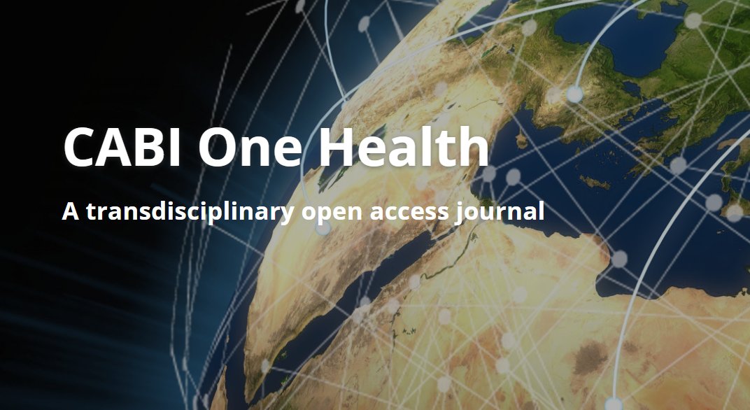 OneHealthUofG's tweet photo. The new CABI One Health journal is accepting papers! The journal focuses on the interconnections between humans, animals, plants, ecosystems, and their shared environment in a transdisciplinary way.
More info: https://t.co/Qe90YlbBeN
@CABI_News https://t.co/vSCzOjqOmi