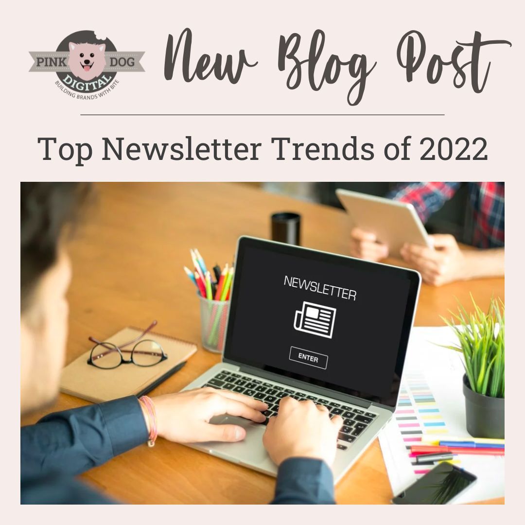 PinkDogDigital's tweet photo. Looking for the top newsletter trends for 2022? We've got you covered. Read more on our blog here: https://t.co/vADvsPcufM

#newsletter #newslettertrend #marketingfaq #brandwithbite #maryland #baltimore #marketing #webdevelopment #business #digitalmarketing #sem #brandswithbite https://t.co/DzxrPaklB6