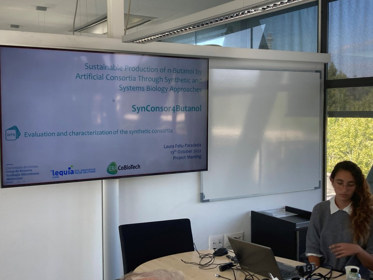 Sebastià Puig (@sebastia_puig) on Twitter photo Learning about Synthetic and Systems Biology approaches from <a href="/LFeliu246/">Laura Feliu Paradeda</a> within the scope of SynConsor4Butanol (<a href="/ERA_CoBioTech/">ERA CoBioTech</a>) <a href="/GemmLab_UdG/">gEMM Lab UdG</a> <a href="/LEQUIA_UdG/">LEQUIA-UdG</a> <a href="/Lbanyeras/">Lluis Banyeras</a> Learning about Synthetic and Systems Biology approaches from <a href="/LFeliu246/">Laura Feliu Paradeda</a> within the scope of SynConsor4Butanol (<a href="/ERA_CoBioTech/">ERA CoBioTech</a>) <a href="/GemmLab_UdG/">gEMM Lab UdG</a> <a href="/LEQUIA_UdG/">LEQUIA-UdG</a> <a href="/Lbanyeras/">Lluis Banyeras</a>
