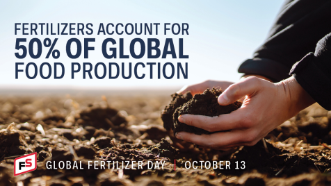Today is #GlobalFertilizerDay! Fertilizer significantly increases the amount of food that can be safely grown per acre and experts say this allows two out of five people around the world to have access to a reliable food supply. #FertilizerDay