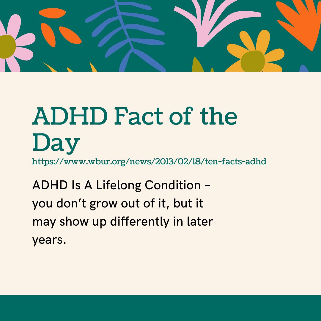 uvatech's tweet photo. The disorder affects people in multiple areas of their life – home, work, school, relationships, etc. But people don’t have to be captive to their ADHD. As Canadian comedian Rick Green once said of himself: "I used to suffer from ADHD. And now I just have it." https://t.co/vfAYXDvWGl