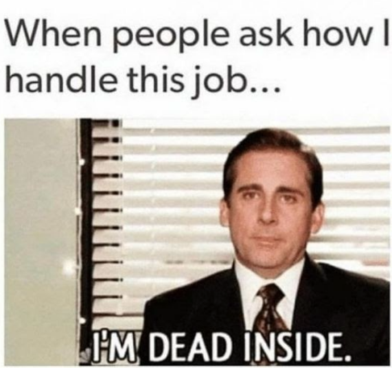 Gooood morning #Web3 
This is how a 9-5 job can make you feel. 

Don't accept something just because you think you won't find better. 

iAmWeb3 will provide you a way out of the old and a portal into the new...