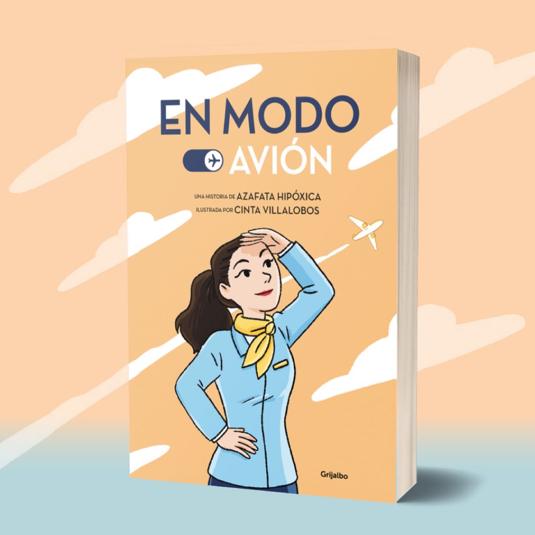 azafatahipoxica's tweet photo. Feliz de anunciaros, junto a @CintaVillalobos, que nuestra novela gráfica "En modo avión" se publica el próximo 27 de octubre ✈️. Ya disponible en preventa de Amazon https://t.co/BtPNDTMgJI @penguinlibros #Grijalbo #PenguinComics https://t.co/2IowsIVejZ