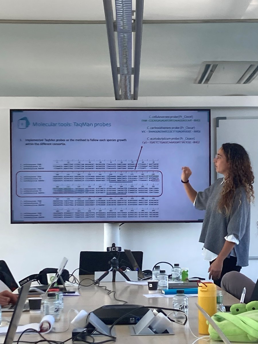 sebastia_puig's tweet photo. Learning about Synthetic and Systems Biology approaches from @LFeliu246 within the scope of SynConsor4Butanol (@ERA_CoBioTech) @GemmLab_UdG @LEQUIA_UdG @Lbanyeras https://t.co/eyQbjvvMGn