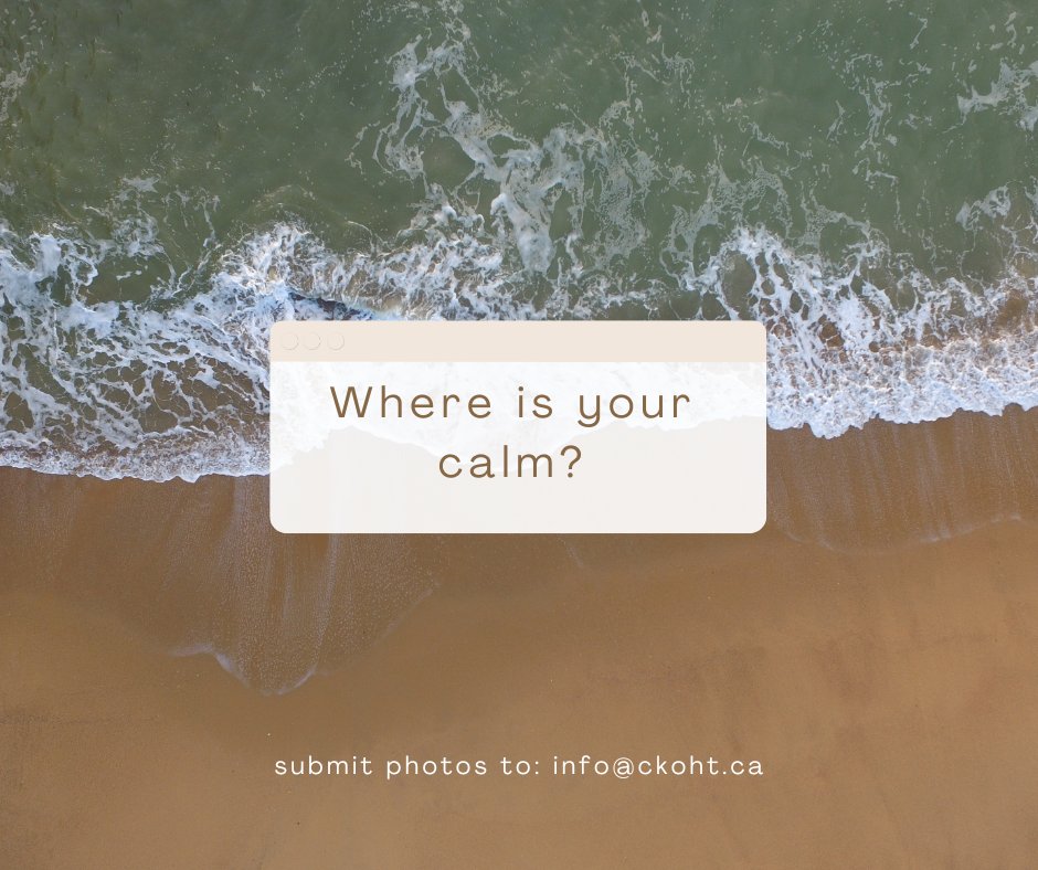 CKEandSS's tweet photo. Where is your calm? 

Show us your happy place!  Submit a calming photo (i.e. your backyard, your dog, the beach, etc) and a winner will receive a calming prize pack! 

Submit photos to info@ckoht.ca  by Friday October 21st https://t.co/AmMbTkVDC9