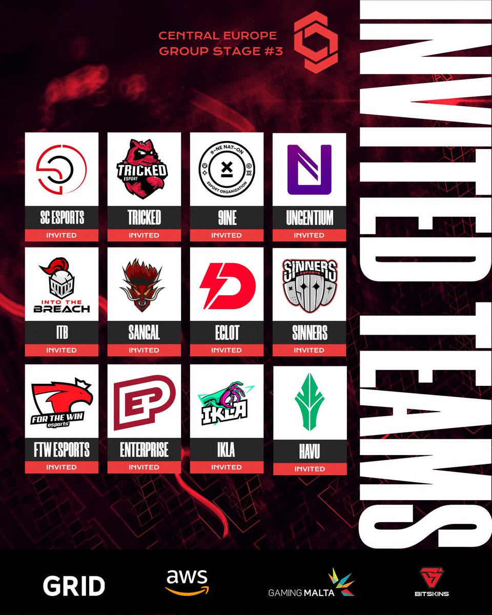Champion of Champions Tour CS2 (@cct_cs) on Twitter photo ๐ฅWe are excited to introduce you the invited teams to the #CCT Central Europe Online Series #3 Group Stage by <a href="/REPUBLEAGUE/">REPUBLEAGUE</a>!
โBloodshed will erupt on October 20. ๐ฅWe are excited to introduce you the invited teams to the #CCT Central Europe Online Series #3 Group Stage by <a href="/REPUBLEAGUE/">REPUBLEAGUE</a>!
โBloodshed will erupt on October 20.