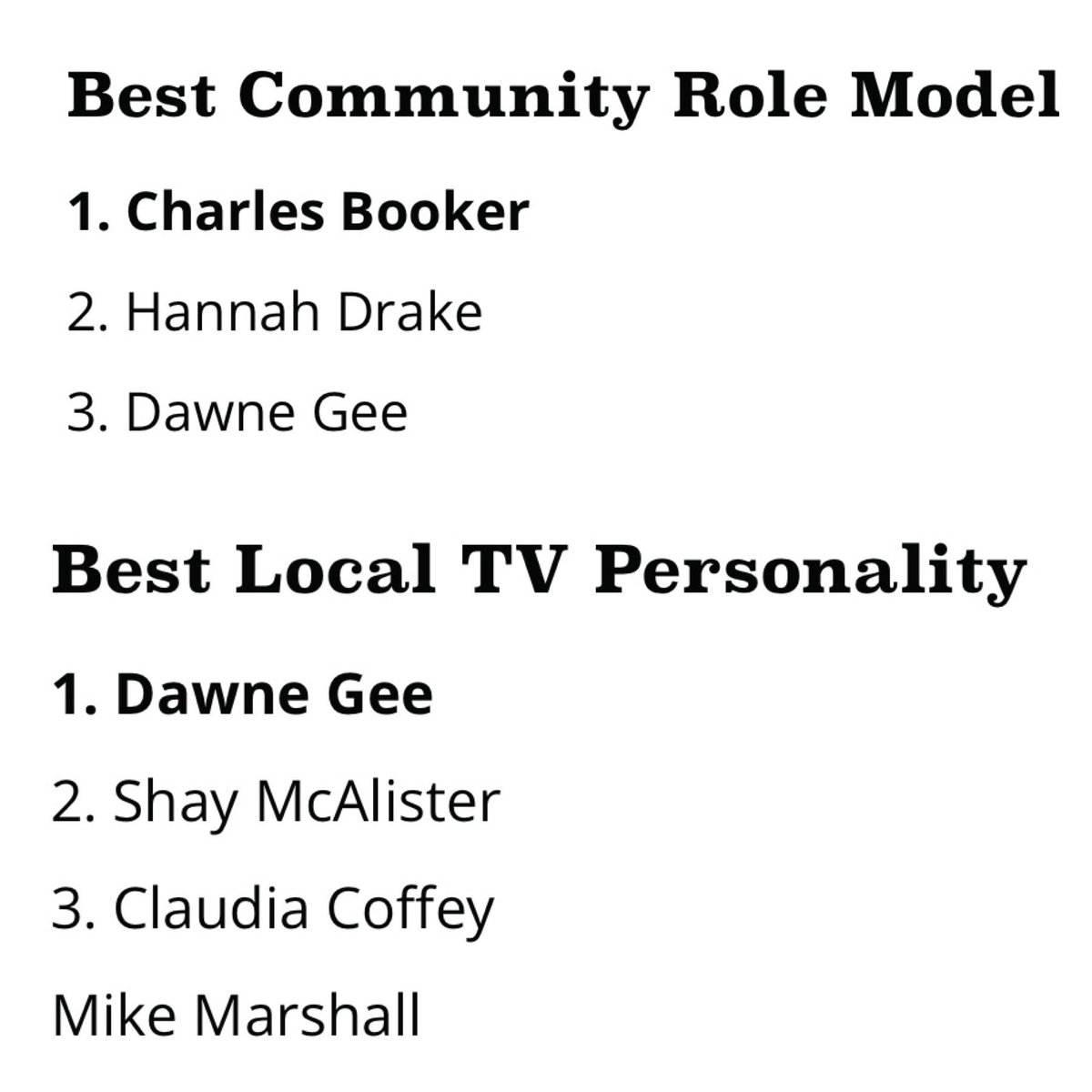 Thank you to LEO Weekly &amp; it’s readers. I dedicate much of my time, heart, resources, love and care not only to my job but to my community. Not for the accolades but it touches me deeply to think someone sees my hard work &amp; knows maybe even just a fraction of what it means to me