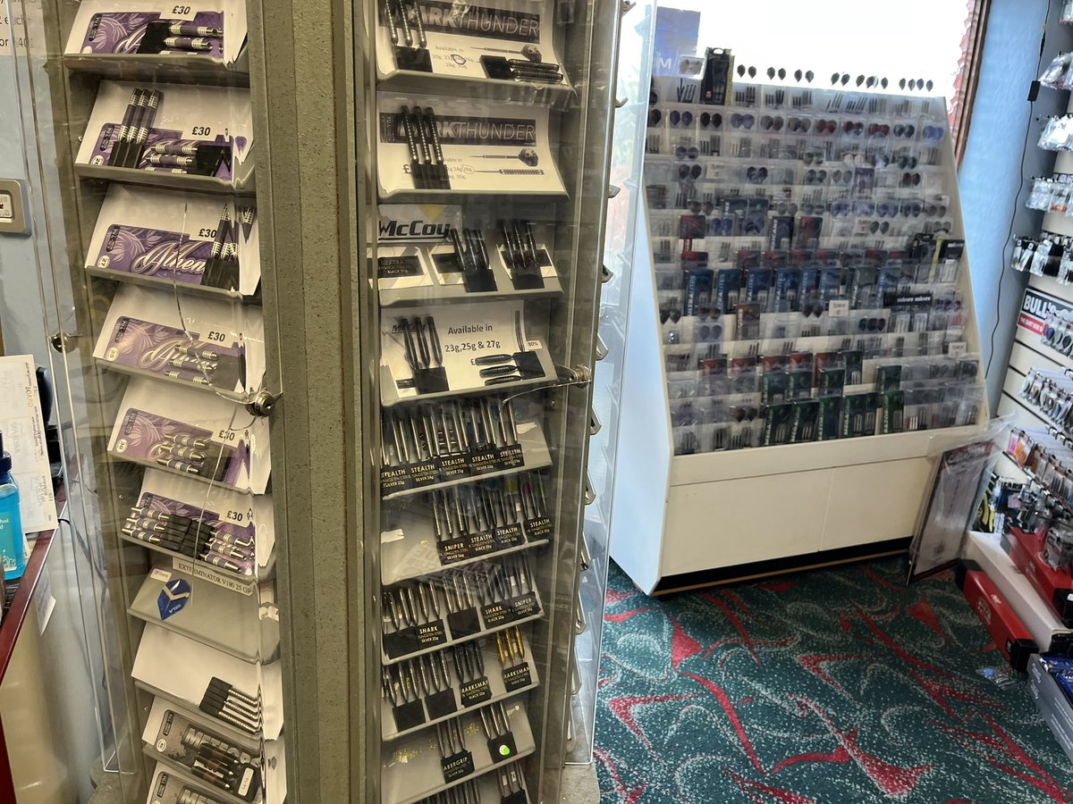 Dartsshopsth's tweet photo. Got all the new darts on order , Being released in the coming month, NOT sure were we can fit them in 😂 , But we will do so, Adding to our already 650 sets available in Store , WA119NB, Try them out First. So you get what you actually want Various flights &amp; stems Ready to use https://t.co/X2MIr7UEdX