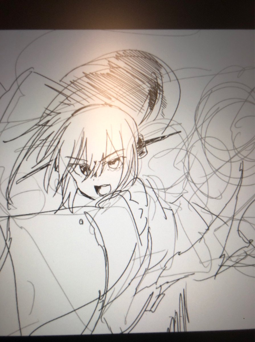 転換中なのでながとさんガサガサーって描いてた 