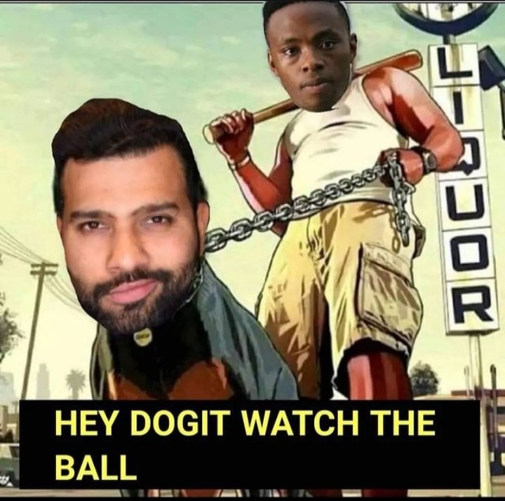 Virat__zone's tweet photo. The dog of rabada🐕 #doghit https://t.co/p6nqJzrfD8