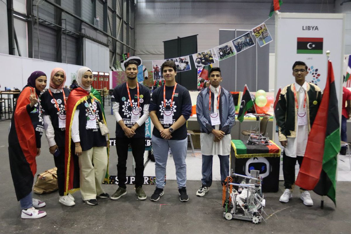 lybotics's tweet photo. رسميا، إنطلاق الأولمبياد العالمية للروبوتات 2022 #جنيف #سويسرا مع 190 دولة 🤖🇱🇾 ومنتخب #ليبيا حاضر بقوة 👏.

سعداء بوجود منسقين واعضاء في مجتمع ليبوتكس كمنظمين في الأولمبياد كذلك 🎉.
بالتوفيق ليبوتكس سوبر من #بنغازي في تمثيلنا 🤖🇱🇾.
#ليبوتكس - معاً من أجل ليبيا أفضل

#روبوتات https://t.co/EHOh8MgaIT