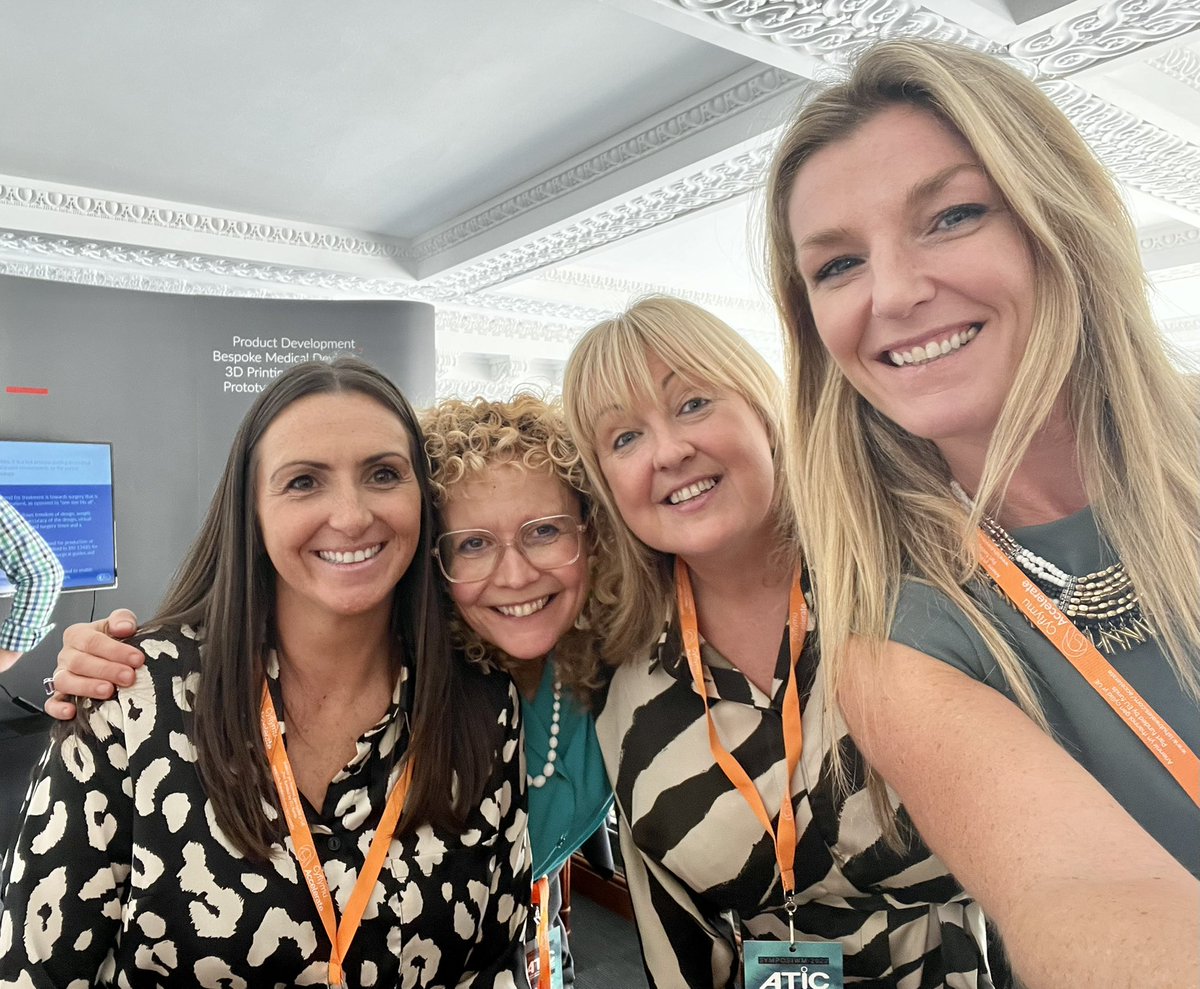 One of great things about in person events is getting to catch up with old colleagues at <a href="/ATiCUWTSD/">ATiC</a> symposium, miss this great team #dreamteam <a href="/MsLisaLucas/">Lisa Lucas</a> <a href="/LucyBeddall/">Lucy Beddall</a> <a href="/AmandaHayden007/">Amanda Hayden</a> <a href="/UWTSD/">University of Wales Trinity Saint David</a>