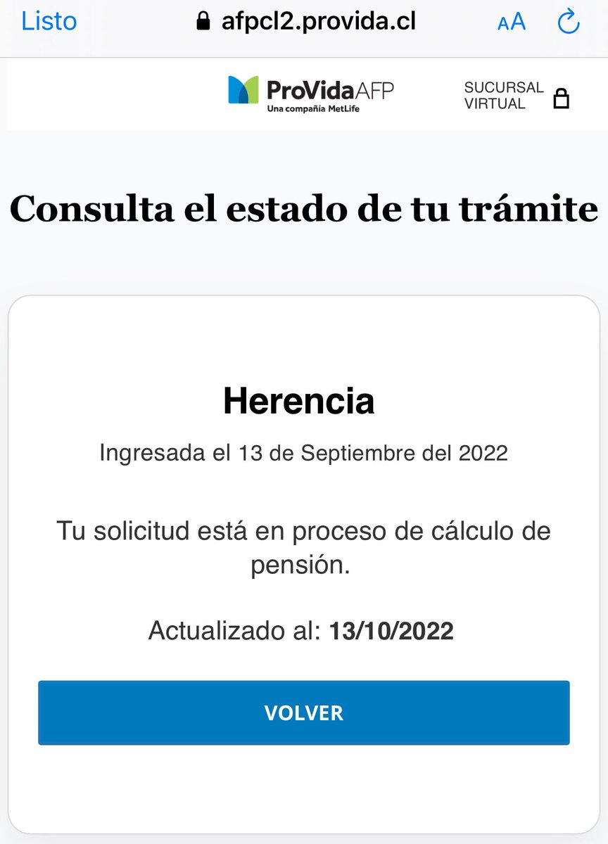 Geraldinechaps's tweet photo. @AFP_Provida  aún sin respuesta por parte de afp pro vida primero hacen esperar 10 días hábiles luego 10 días más por su inoperancia y ayer debía tener respuesta y hoy nuevamente nada no responden el chat paguen la herencia no retengan los fondos  @Superpensiones @AFP_Provida https://t.co/Wg5F31I0rj