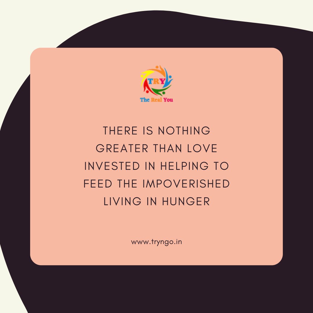 TryNgo2's tweet photo. "There is nothing greater than love invested in helping to feed the impoverished living in hunger."

If you need any assistance get in touch with us at:👇
☎️ +91 81711 17111
🌐 https://t.co/g3iCSPHhS1
.
.
.
.

#tryngo1 #tryngoindia #fundraising #charity #donate  #humanity https://t.co/9LOAR69qRe
