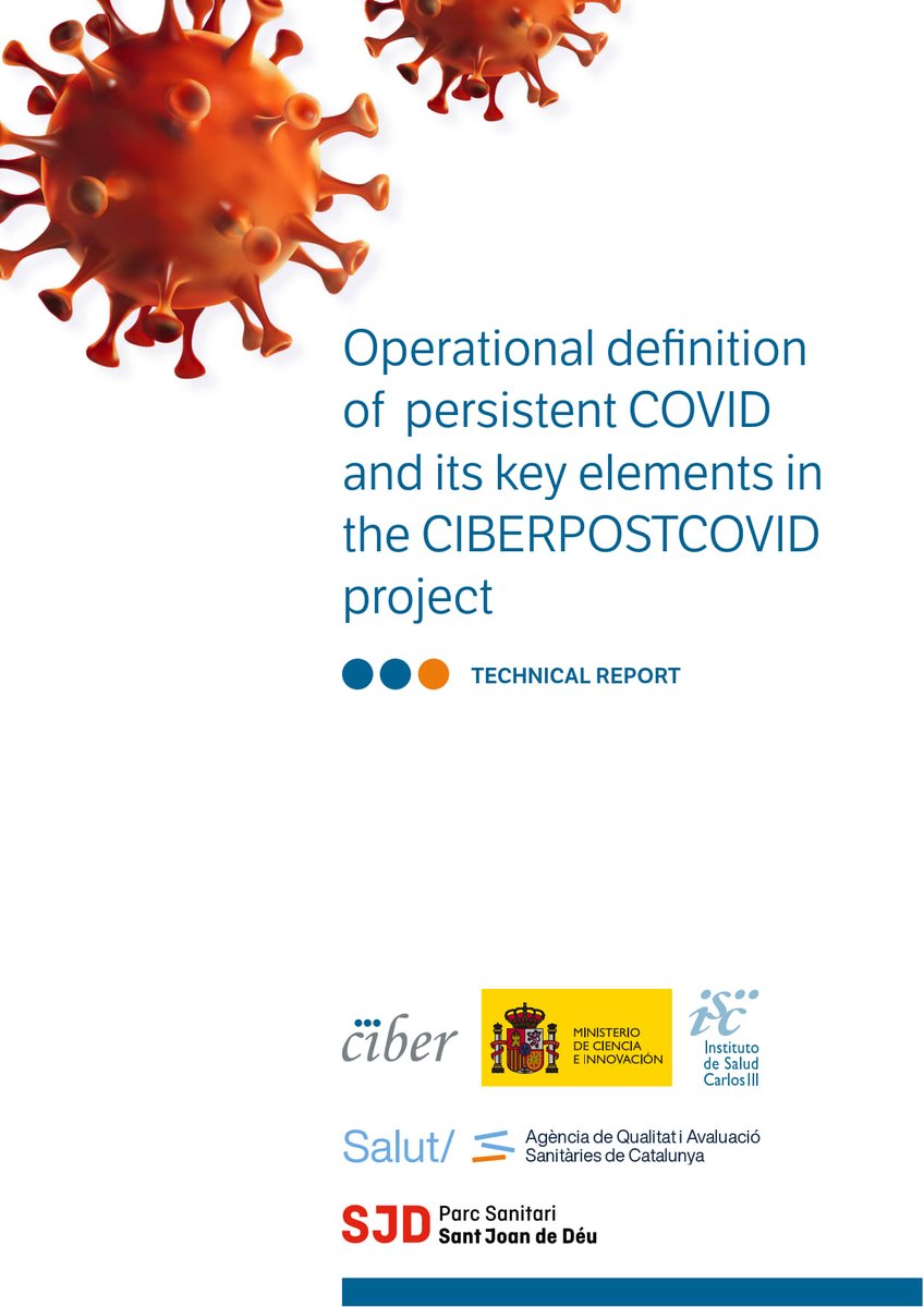 CIBER_ISCIII's tweet photo. The #CIBERPOSTCOVID project proposes an operational definition of #persistentCOVID and its key elements
🆕It is now available in English! 
👉 https://t.co/HvISMQP8QG
Supported by @AQuAScat #ParcSanitariSJD @SaludISCIII https://t.co/1DIFEl5eNm