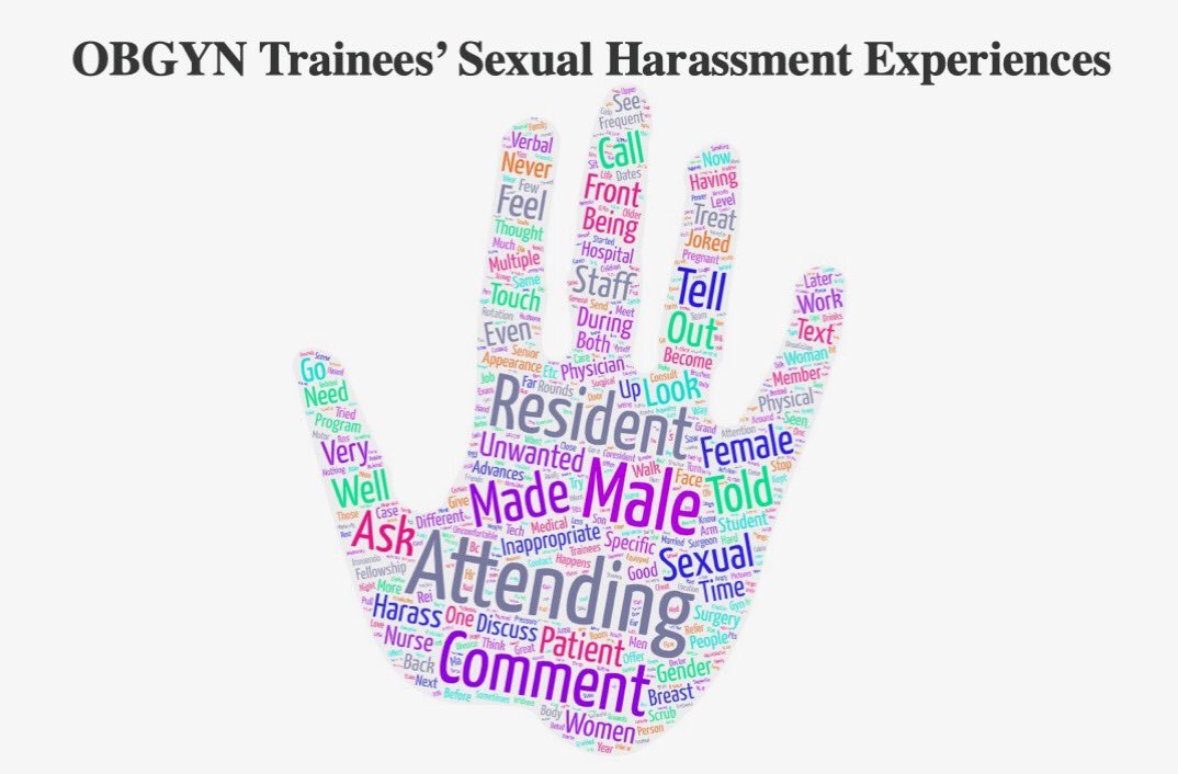 Kimia Menhaji, MD (@kmenhaji_md) on Twitter photo In our national survey of #OBGYN residents we found that using a validated questionnaire 69.1% have experienced #sexualharassment during their training! When asked directly if they've been sexually harassed only 20% answered yes! #obgyntwitter 
sciencedirect.com/science/articl… In our national survey of #OBGYN residents we found that using a validated questionnaire 69.1% have experienced #sexualharassment during their training! When asked directly if they've been sexually harassed only 20% answered yes! #obgyntwitter 
sciencedirect.com/science/articl…