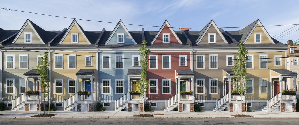 unionstudioarch's tweet photo. Tbt an oldy but a goody: Trinity Place in South Providence, built 2010-2013.  Located on multiple bus routes less than a mile from downtown Providence (and the internet's favorite Union Studio project, shared recently on r/architecture and by @HousingDecode @cobylefko) https://t.co/4TMMErMeyc
