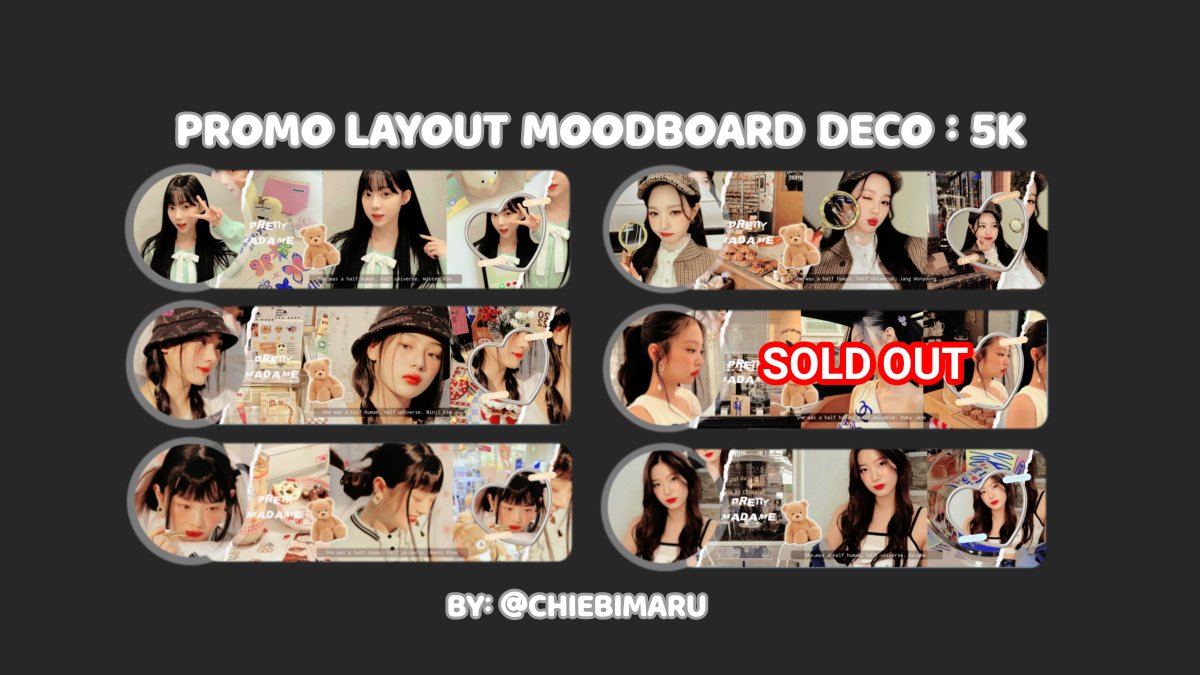 help rt please!! thanks a lot <3

semuanya hallo!♥ aku punya layout gg moodboard with deco ready stock lucu nih! PROMO!! 5k aja kalian dapet ava png + hd! Langsung aja dm aku buat take < aku juga made by request yah> Kalau mau mutualan boleh juga ‼

#zonauang #zonaba #zonajajan