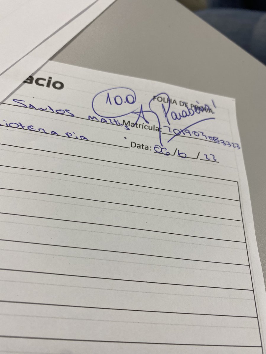 Joaox0_o's tweet photo. Depois de 3 anos de facul um 10 😂 https://t.co/pL3vaOVMJp