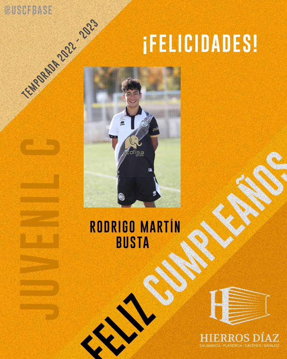 USCFbase's tweet photo. 🎂🎉 𝙍𝙊𝘿𝙍𝙄𝙂𝙊 𝙈𝘼𝙍𝙏𝙄́𝙉 - ¡Hoy, 13 de Octubre cumple años, Rodrigo Martín, jugador de Juvenil C!
¡Desde Unionistas deseamos que disfrutes de tu día!
¡Muchísimas felicidades Busta!
#JuvC
#ConstruyendoUSCF 🏗️ https://t.co/Y3xeNKLrKN