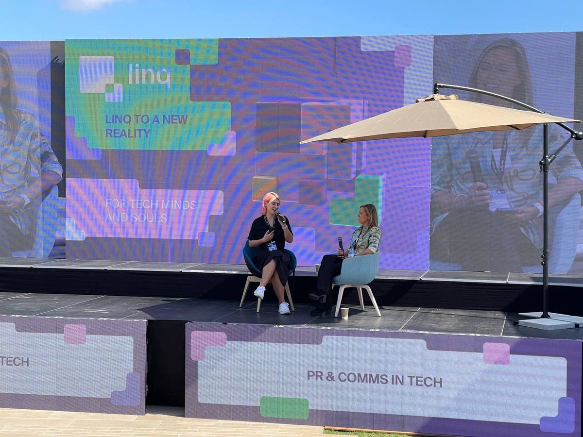 Victoria Pearson (@pearsonvictoria) on Twitter photo Loved sharing the stage with <a href="/anastasiary_/">Anastasia Ver</a> to talk PR for tech founders and investors at Linq Conference. Loved sharing the stage with <a href="/anastasiary_/">Anastasia Ver</a> to talk PR for tech founders and investors at Linq Conference.