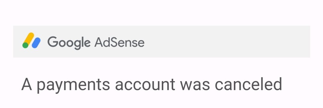 KiennThoughts's tweet photo. @AdSense Hi I received an email regarding a cancelled payment account. Can you tell me more about it? https://t.co/CQf5u3KL62