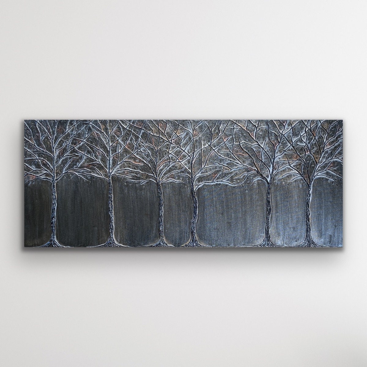 MKLongArt's tweet photo. Forest Painting, Original Wall Art Painting, Ready to Hang Home Decor Art, Forest Wall Art, OOAK Art, Gray, Bronze, The Forest for the Trees https://t.co/SqLWsQNMHs #MKLongArt #originalart #Etsy #mixedmedia #ForestWallArt https://t.co/kGfd6sZTfA