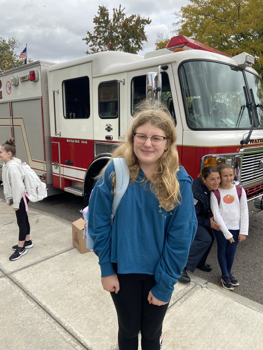 Proud teacher! A current student and a former student were both winners in the fire prevention coloring contest! Both got to ride to school in a fire truck this morning!!🚒
@WaterlooFamily @LaFayetteTribe @ForRealJHay <a href="/BavisTerri/">Terri Bavis</a> @MsLahr12