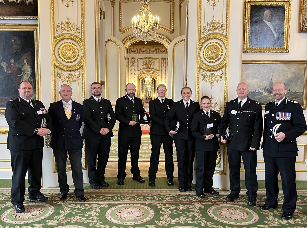 Many congratulations to Gloucestershire Special Constable winners at today’s prestigious Lord Ferrers Awards in London. Two team awards & individual leader award. Very proud of all our volunteers who give much to help keep the county safe. Great support from our Commissioner.