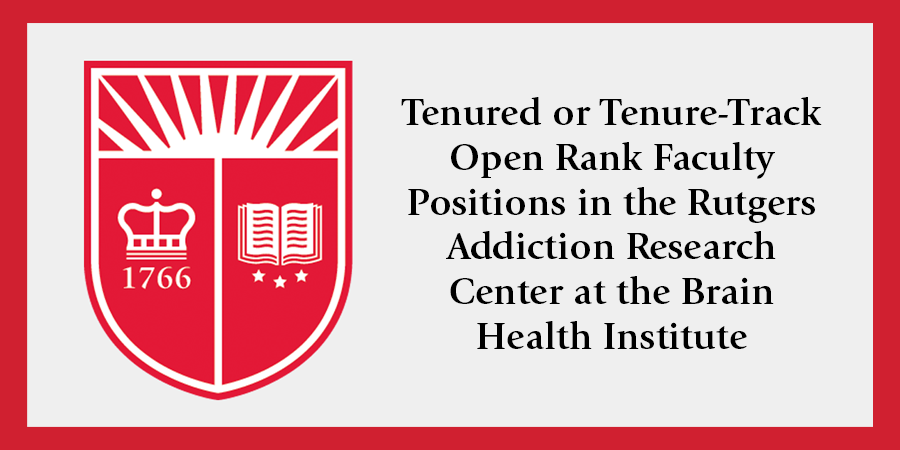Danielle Dick (@drdanielledick) on Twitter photo We're hiring! 4+ tenured/TT faculty members to expand our research in addiction across Basic Science; Epidemiology, Etiology, & Prevention; Treatment & Recovery; and Public Policy. Please RT <a href="/BHI_Rutgers/">Rutgers Brain Health Institute</a> <a href="/RutgersARC/">Rutgers Addiction Research Center</a> Learn more: loom.ly/n2Sq0J4 We're hiring! 4+ tenured/TT faculty members to expand our research in addiction across Basic Science; Epidemiology, Etiology, & Prevention; Treatment & Recovery; and Public Policy. Please RT <a href="/BHI_Rutgers/">Rutgers Brain Health Institute</a> <a href="/RutgersARC/">Rutgers Addiction Research Center</a> Learn more: loom.ly/n2Sq0J4