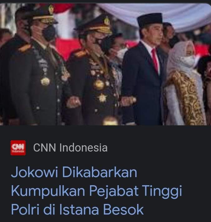 gadisresidu_b3's tweet photo. 1.KETIKA PARA JENDERAL DIMINTA HARUS NAIK BUS
.
Percaya atau tidak, besok 14 Oktober 2022, selama beberapa saat di seluruh wilayah hukum Indonesia tak ada hadir seorang Kapolres dan Kapolda. Semua Polres dan Polda untuk sesaat tak ada boss besarnya. https://t.co/Hvm49JzXvL
