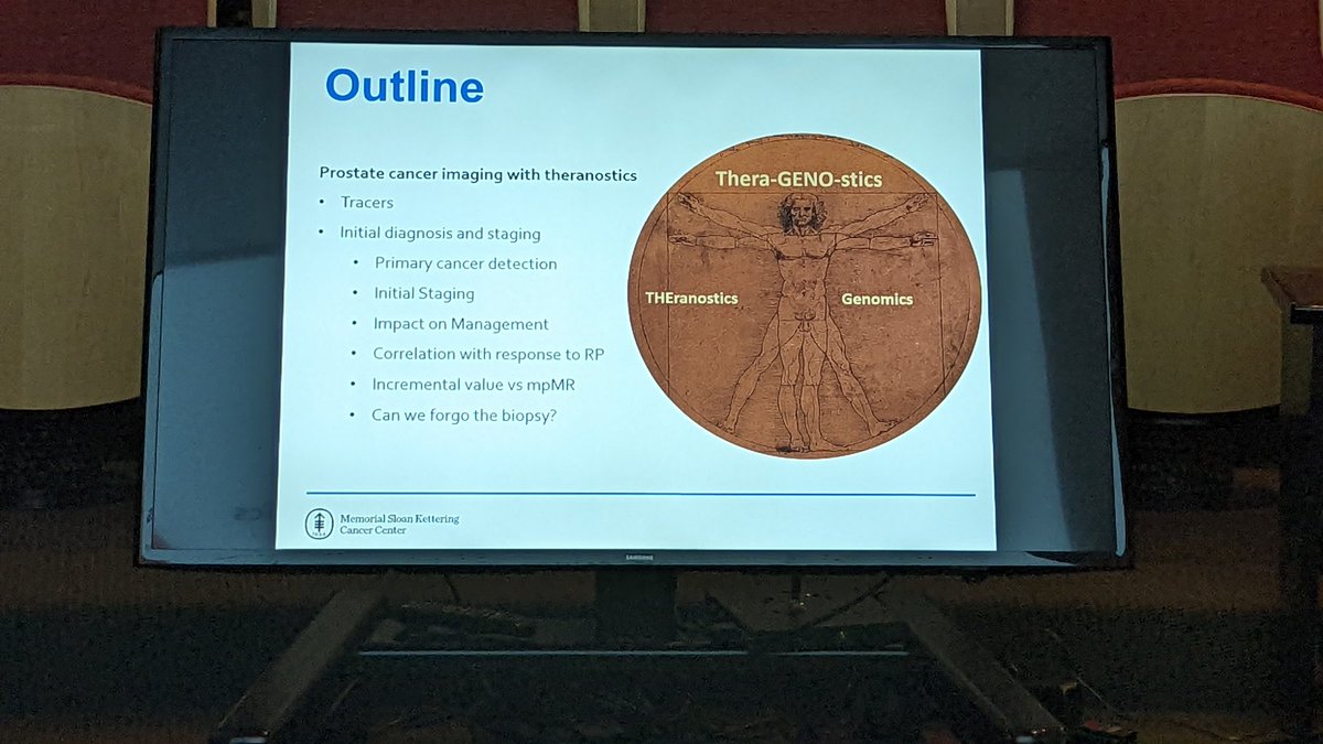 @lisabodei shedding some light on molecular imaging and theranostics 💡 #MSKprostatecancerCME @MSKCME