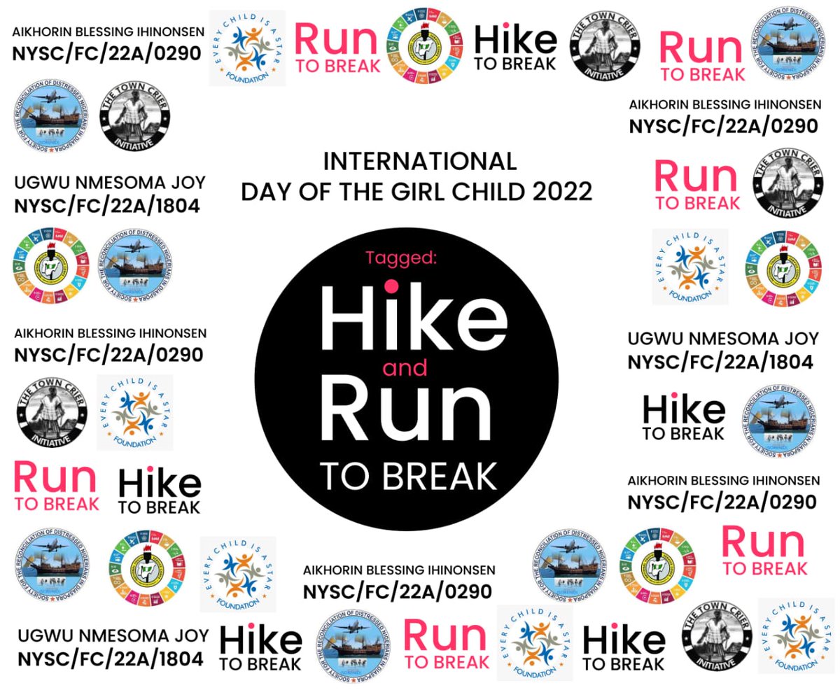 ogene_ogbodo's tweet photo. In honour of #dayofthegirl 2022, #TownCrierInitiative &amp; partners will tomorrow Friday 14/10/2022 hosting a #Run2Break activities focused on using Sports in engaging girls &amp; boys in generating discussion around silence surrounding menstruation 🩸 at CSS Umualor &amp; JSS Karu Abuja https://t.co/eJmkMVen1Z