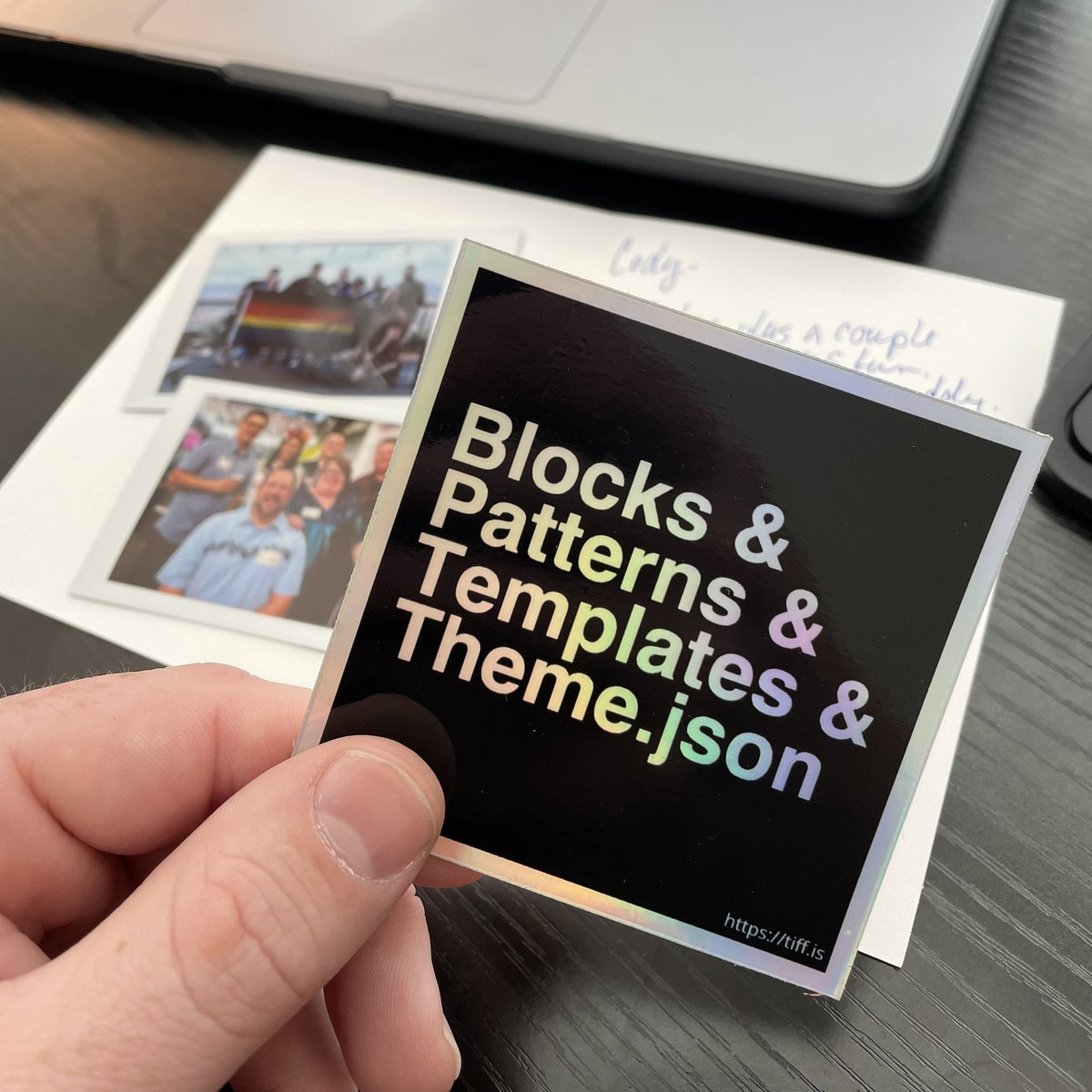codymurphynet's tweet photo. Thanks for the sticker @tiffany 

#WCUS https://t.co/7CYvHFNCNJ