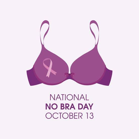 Fulani_Tutor's tweet photo. Let’s beat Cancer!!

women are encouraged to go braless as a means to encourage breast cancer awareness. https://t.co/ibwh1T4FjD