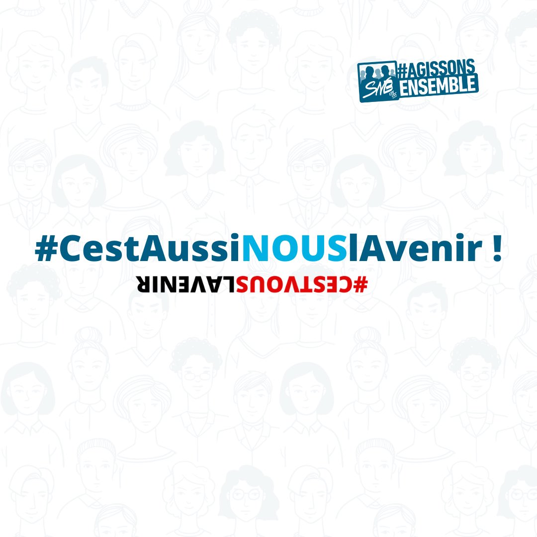 snb_sg's tweet photo. ‼️Spécial Salariés‼️

@snb_sg #CDN lance pour la 1ére fois un mouvement collectif et positif au travers d’un simple slogan qui en dit long : #CestAussiNOUSlAvenir !

Montrons à @SocieteGenerale que l’avenir se fera avec ses clients mais aussi et surtout avec SES SALARIÉS 🙌🏻 https://t.co/BZo2Rq6f3Z