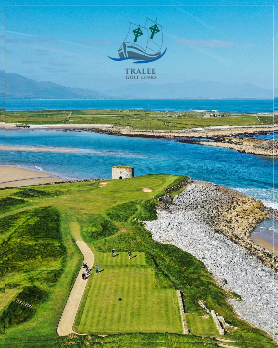 traleegolflinks's tweet photo. Our 3rd Hole "The Castle". The hole can play from 194 off the back tee to 138yds from the front. #linksgolfireland #wildatlanticway #links #atlantic #oceangolf #traleegolflinks #linksgolf #golfireland #golfcourse #dronephotography #golfphotography https://t.co/k9gFkSTtT7
