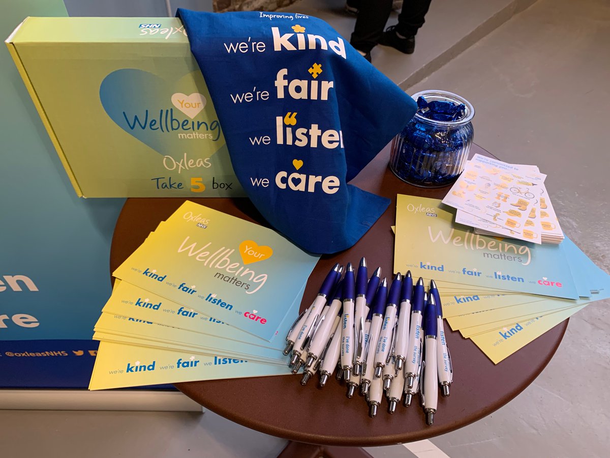 Come find us at the well-being zone! <a href="/OxleasNHS/">Oxleas NHS</a>