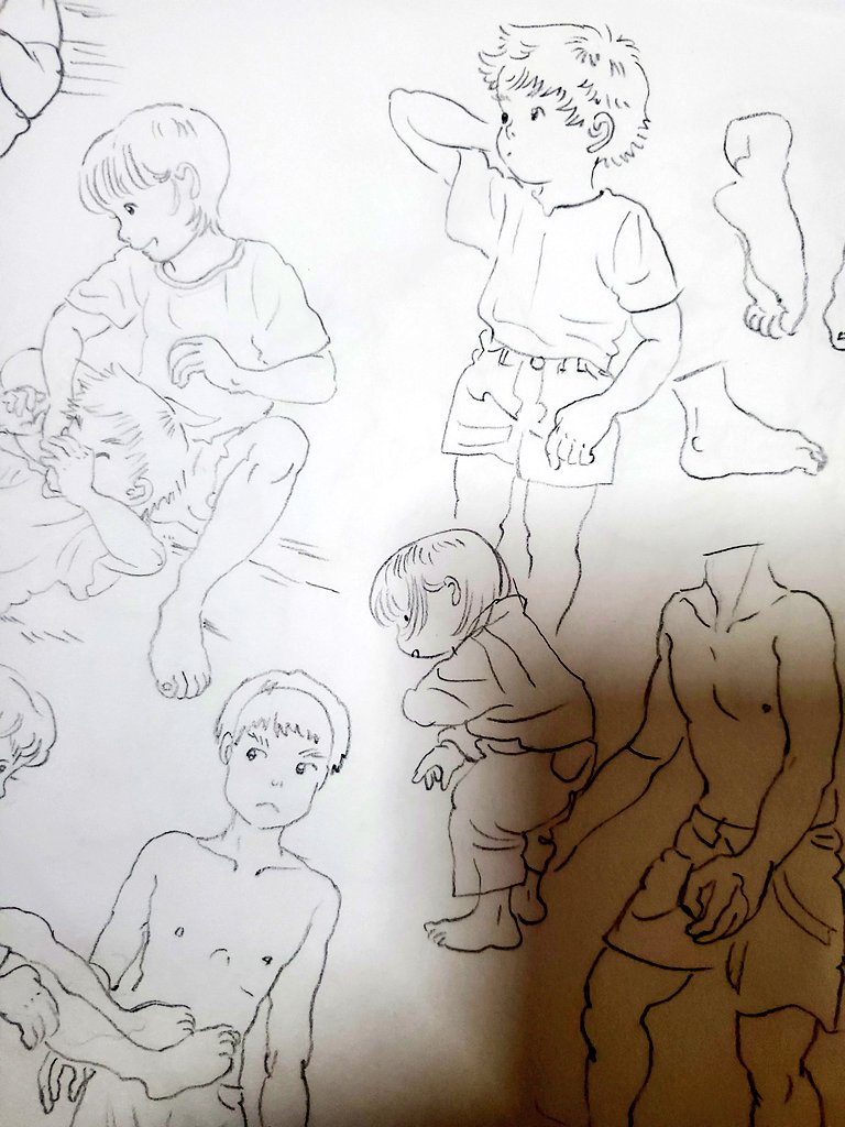 仕事絵で創作欲求が満足してラクガキが…
仕事とは別として気楽にのびのび描きたい。 