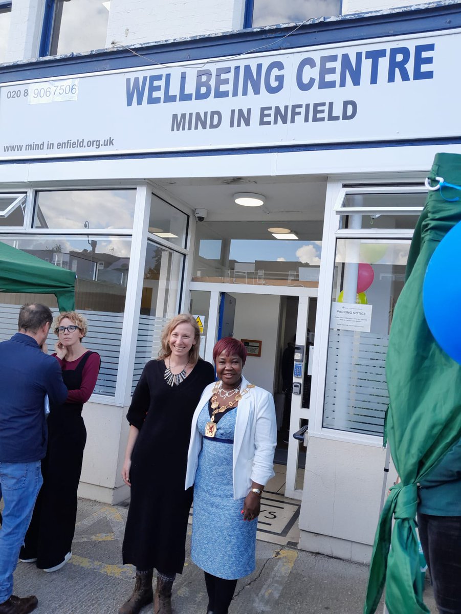 brownsugar68's tweet photo. @mind_eb @EnfieldCouncil 
Ellie Crawford, Operational Manager @ #MindinEnfield&amp;Barnet, meeting Mayor of #Enfield Her Worship Cllr Doris Jiagge https://t.co/v1LjCDYp7O