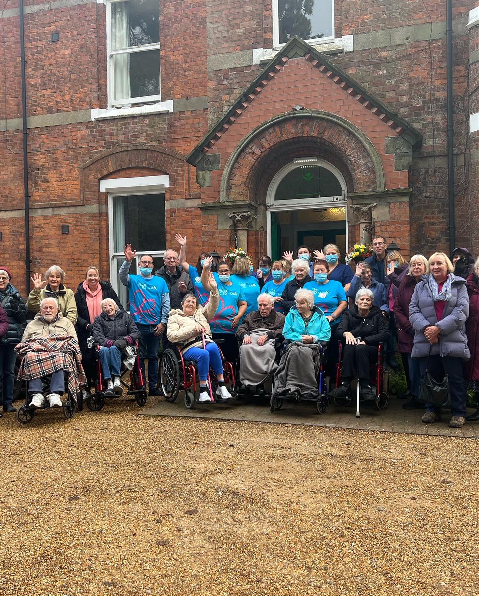 KeateCare's tweet photo. Well what wonderful morning for our Treasured Times memory walk 💕  

Great turn out, lovely walk through Ridgeway Grundy park, we met lots of  people along the way, followed by a hot cup of tea and a scone

#alzheimerssociety #memorywalk2022 #carehome #teamkeate #lymm #cheshire https://t.co/BGvdWdqkS3
