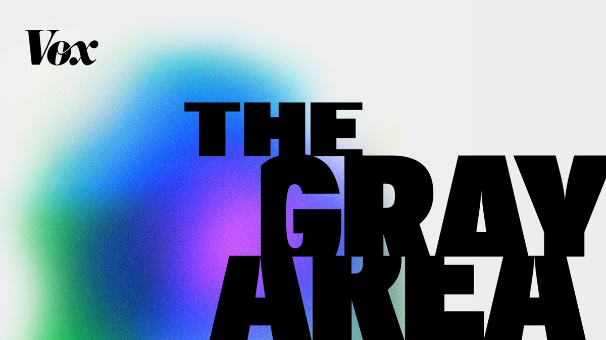 1/ Today, our Vox Conversations podcast officially relaunches as The Gray Area, a philosophical take on culture, politics, and everything in between with host @seanilling. link.chtbl.com/thegrayarea